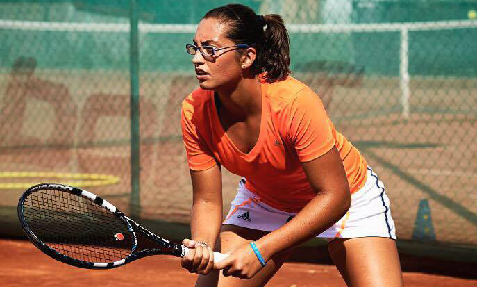 La tennista GIulia Porzio (foto Maximiliano Fagioli)