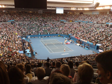 La Rod Laver Arena di Melbourne durante l’Australian open del 2008.