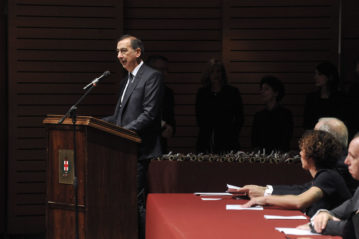 Cerimonia di conferimento delle Civiche Benemerenze 2019. Il Sindaco Giuseppe Sala.