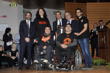 Rappresentanti dell'ASD San Gabriele Basket.