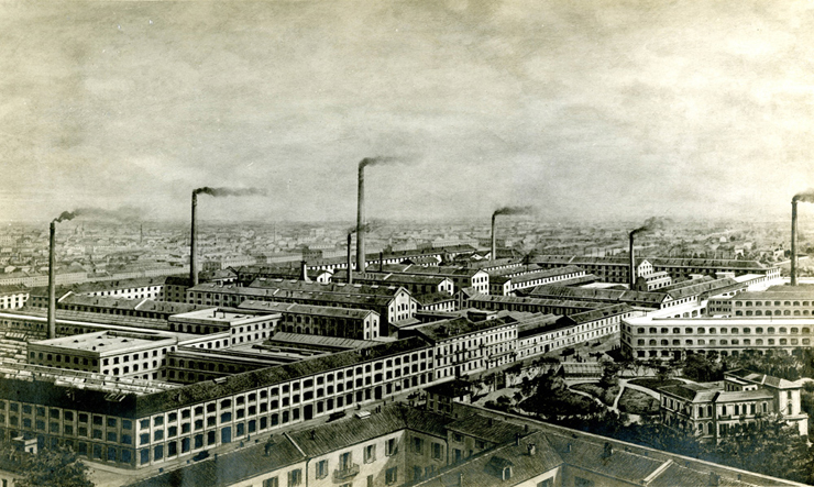 Lo Stabilimento Pirelli di Milano, 1920 - 1930.