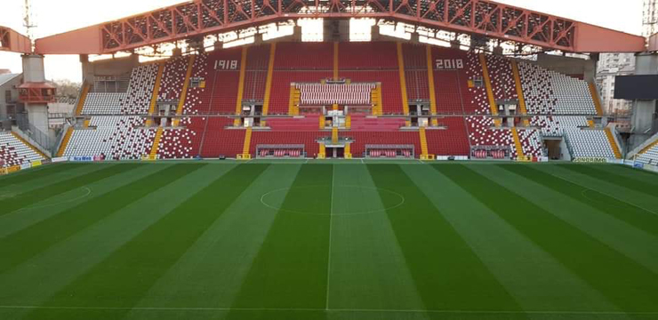 Lo stadio Nereo Rocco di Trieste.