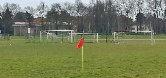 Codogno (Lodi), campi sportivi durante la quarantena (foto Beatrie G).