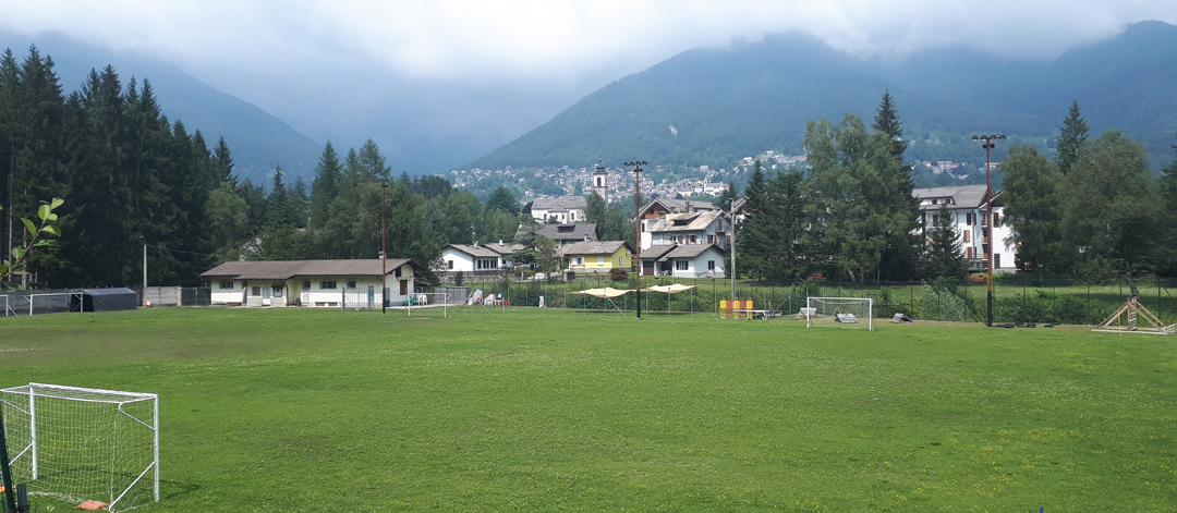 Campo da calcio a Santa Maria Maggiore (VB).