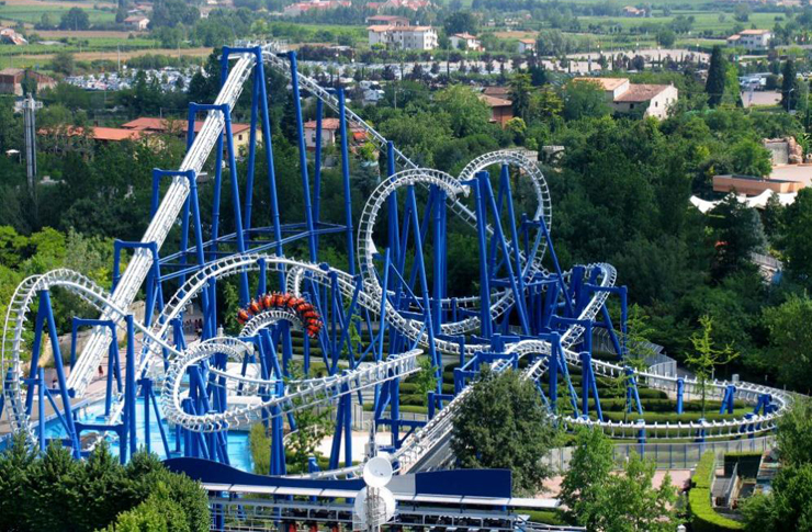 Il Blue Tornado di Gardaland.