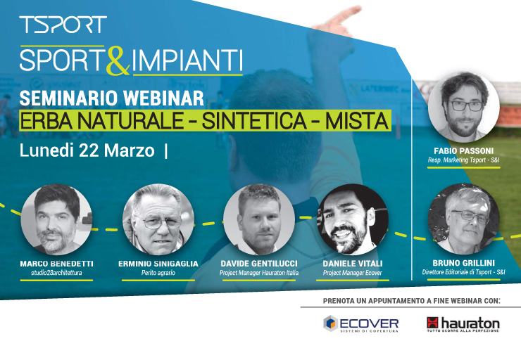 locandina webinar erba naturale - sintetica - mista