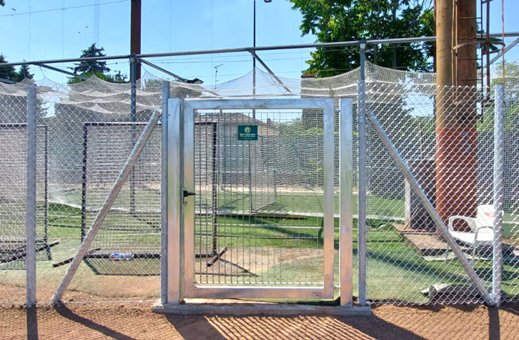 The fence of the Kennedy baseball stadium in Milan – Sport & Impianti
