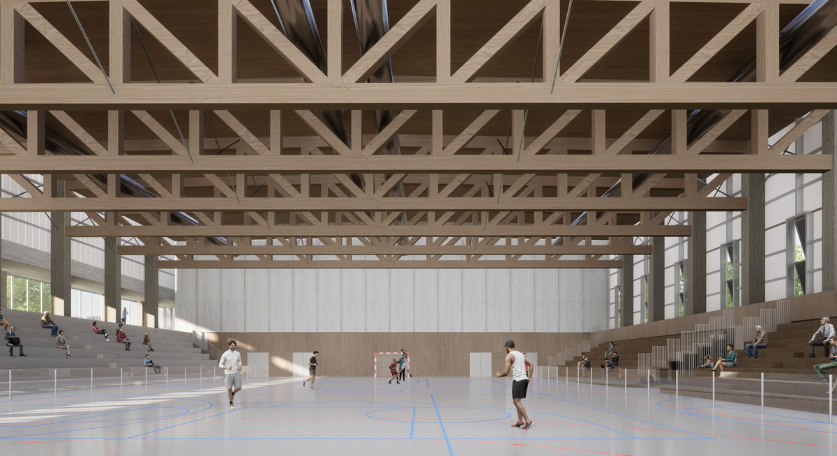 palestra del palazzetto di Ferrara