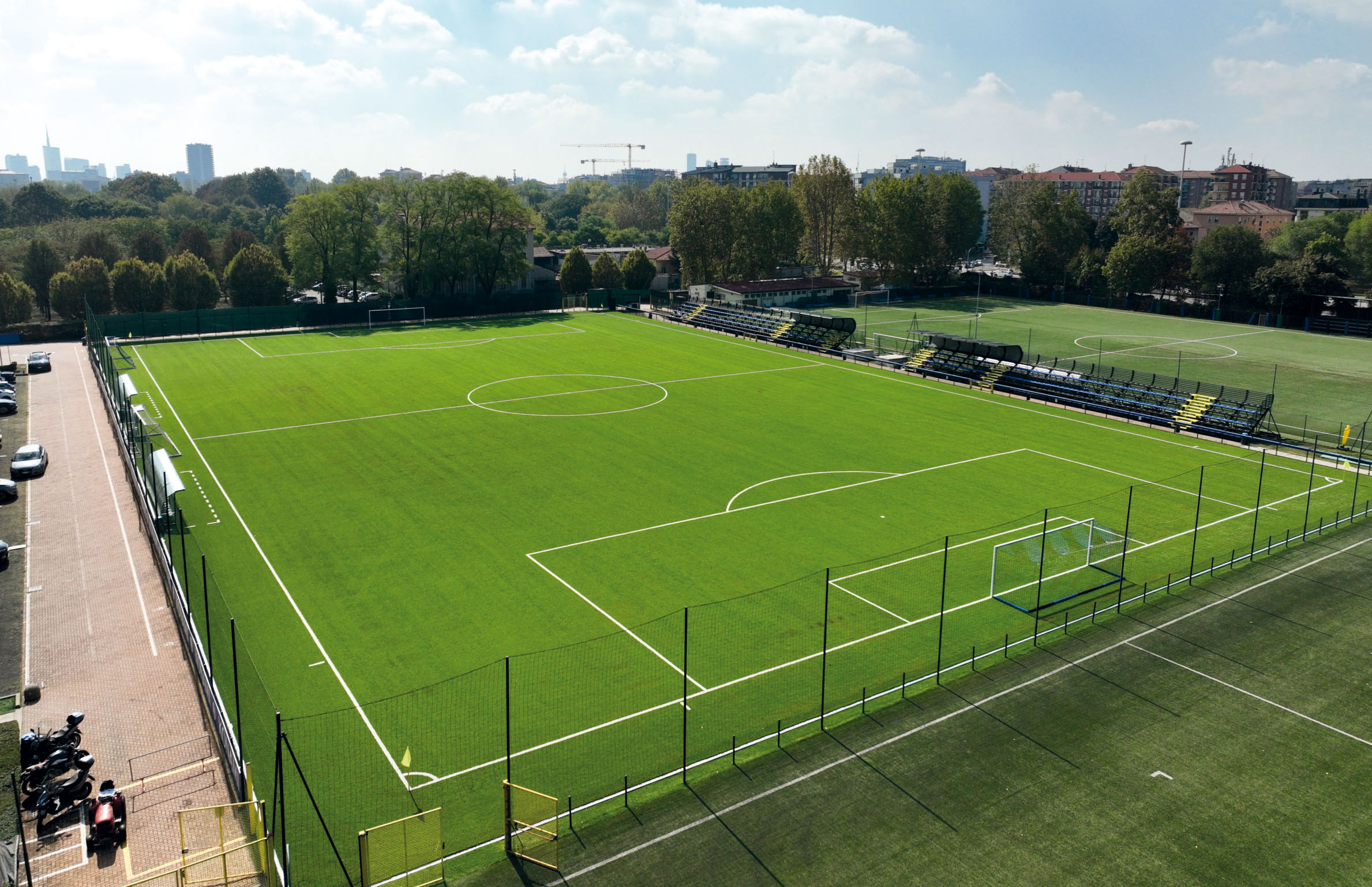 Il campo del centro di formazione giovanile dell'Inter di Milano