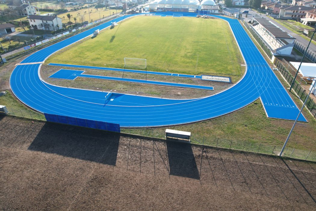 pista di atletica al centro sportivo di Trevignano