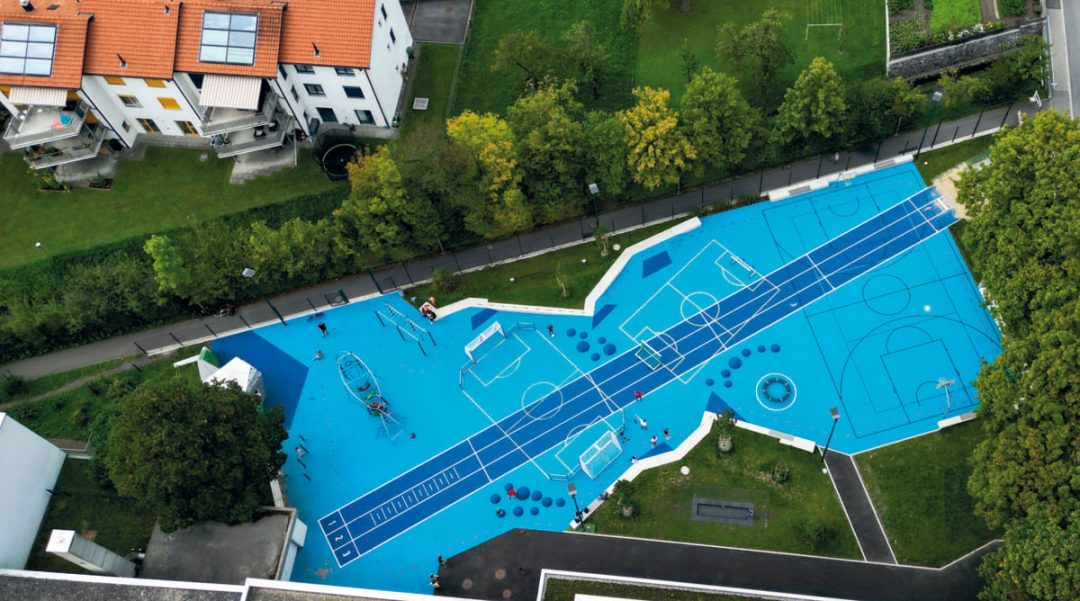 Multi-purpose open-air space in Balzers