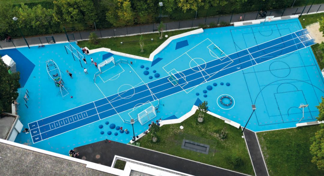 Multi-purpose open-air space in Balzers