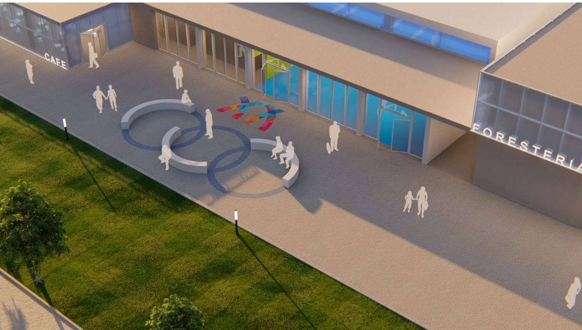progetto dell'impianto sportivo per il tiro con l'arco di Crispiano (Ta)