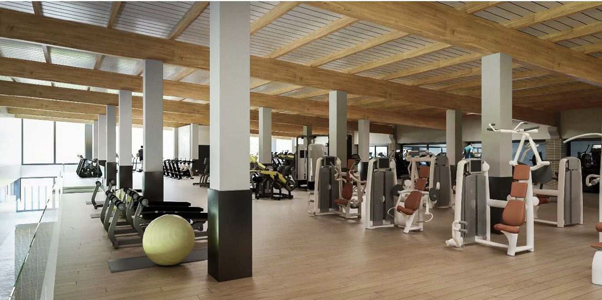 palestra al centro sportivo di Reggio Emilia