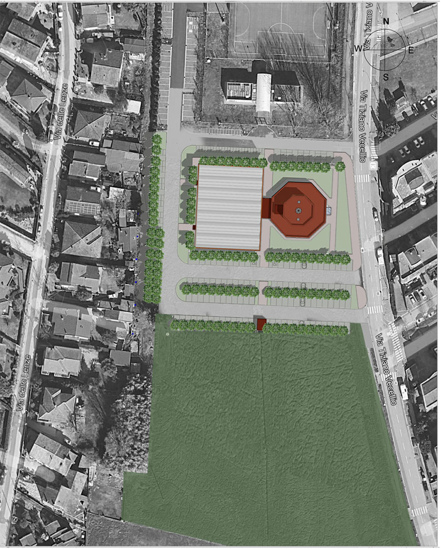 fotoinserimento palestre al Cep di Pisa