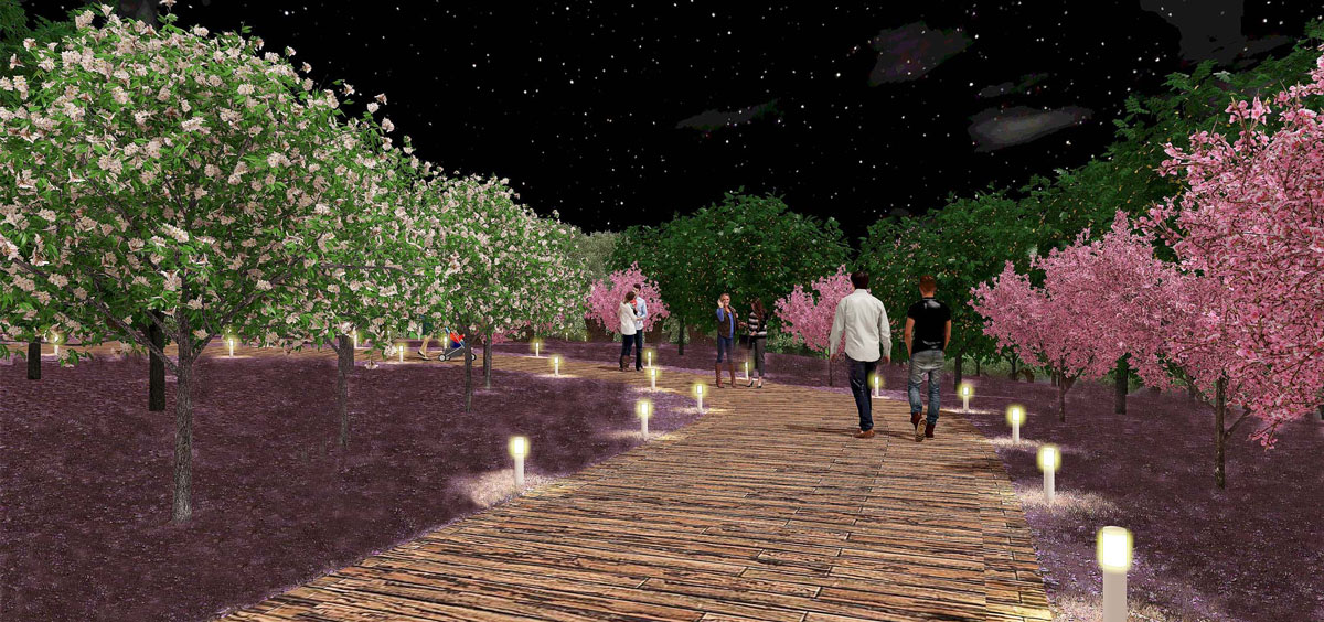 il progetto del parco della Rinascita a Bari