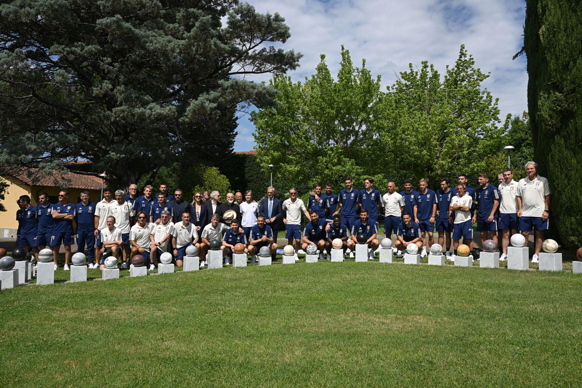 progetto arte e calcio a Coverciano
