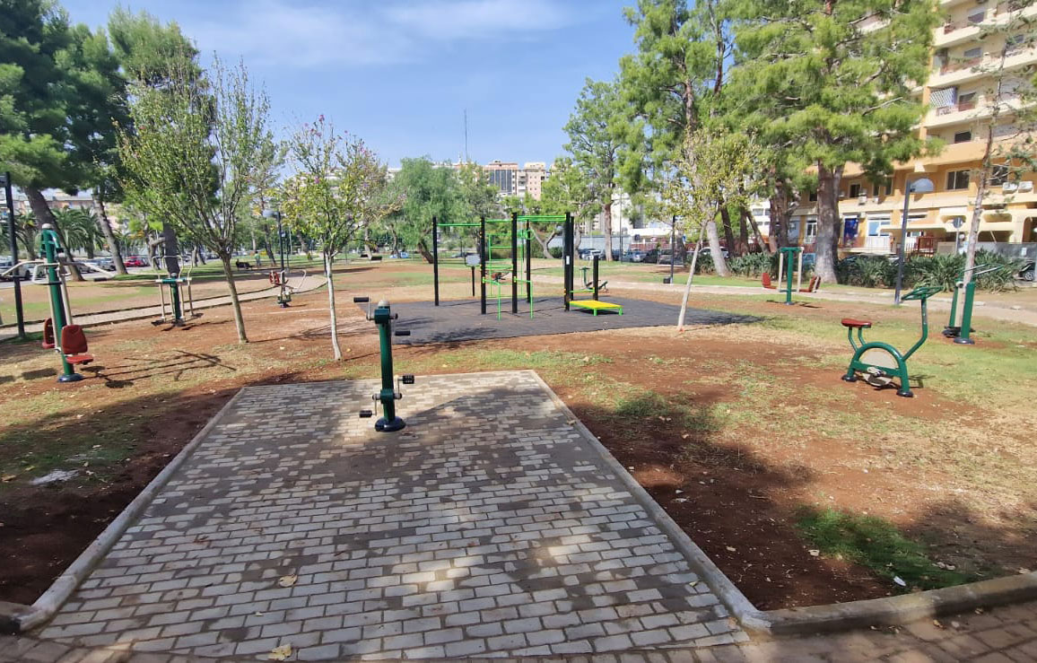 nuova area attrezzata a Bari