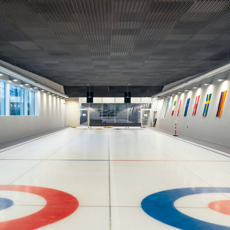 Pista del curling - Intercable Arena Brunico