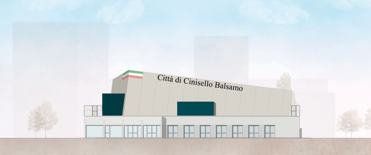 New Design for The sports hall in Cinisello Balsamo (Mi)