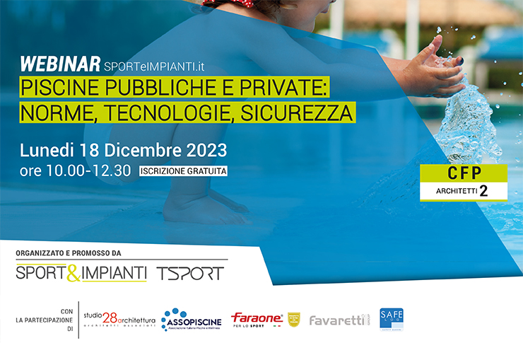 webinar acqua piscine pubbliche e private, assopiscine, studio28architettura, CFP, CNAPPC