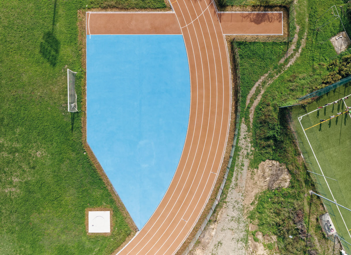 La riqualificata pista di atletica del Geirino a Ovada