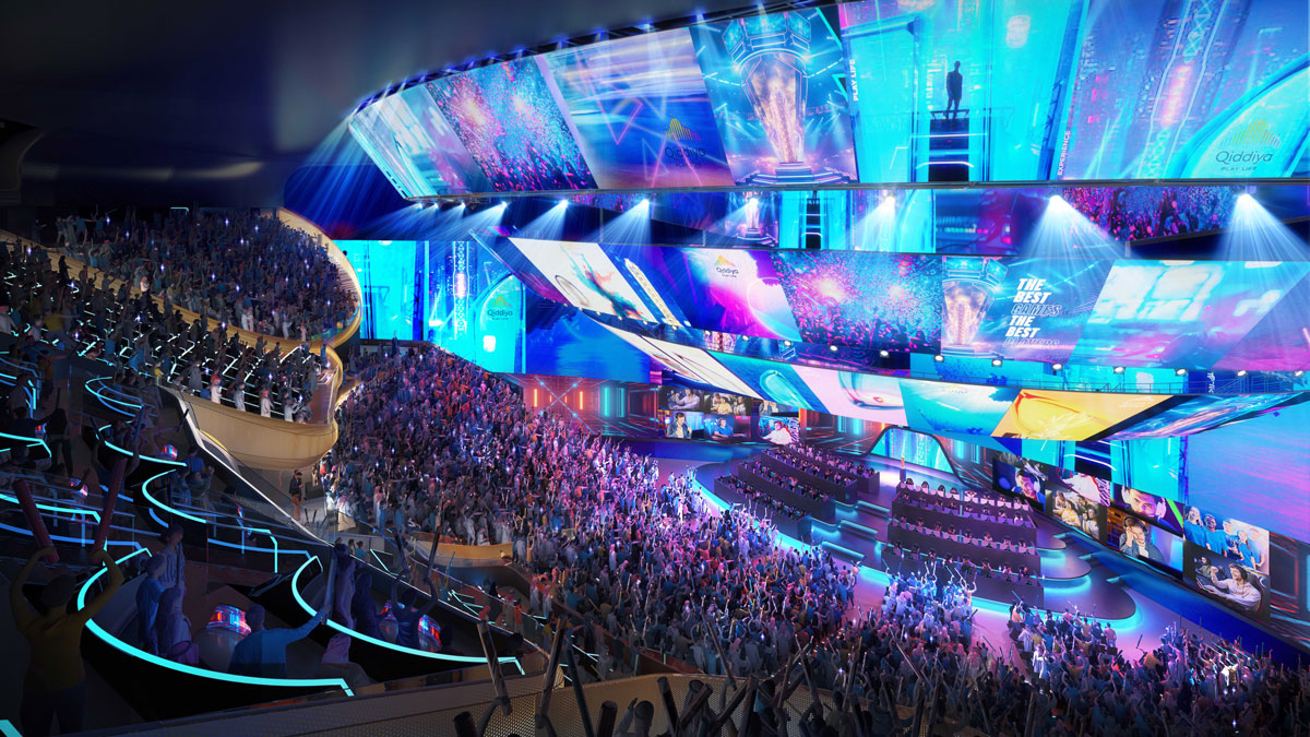 Qiddiya City Esport Arena di Populous