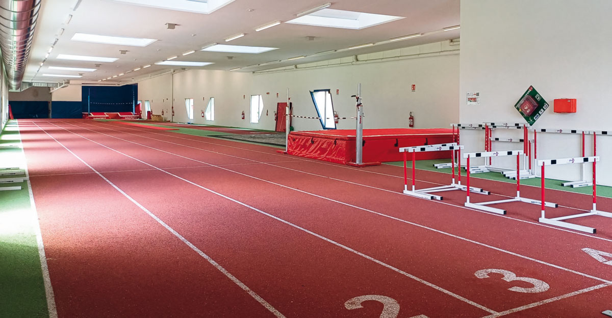 Pista di atletica indoor al Covi e Postal di Trento