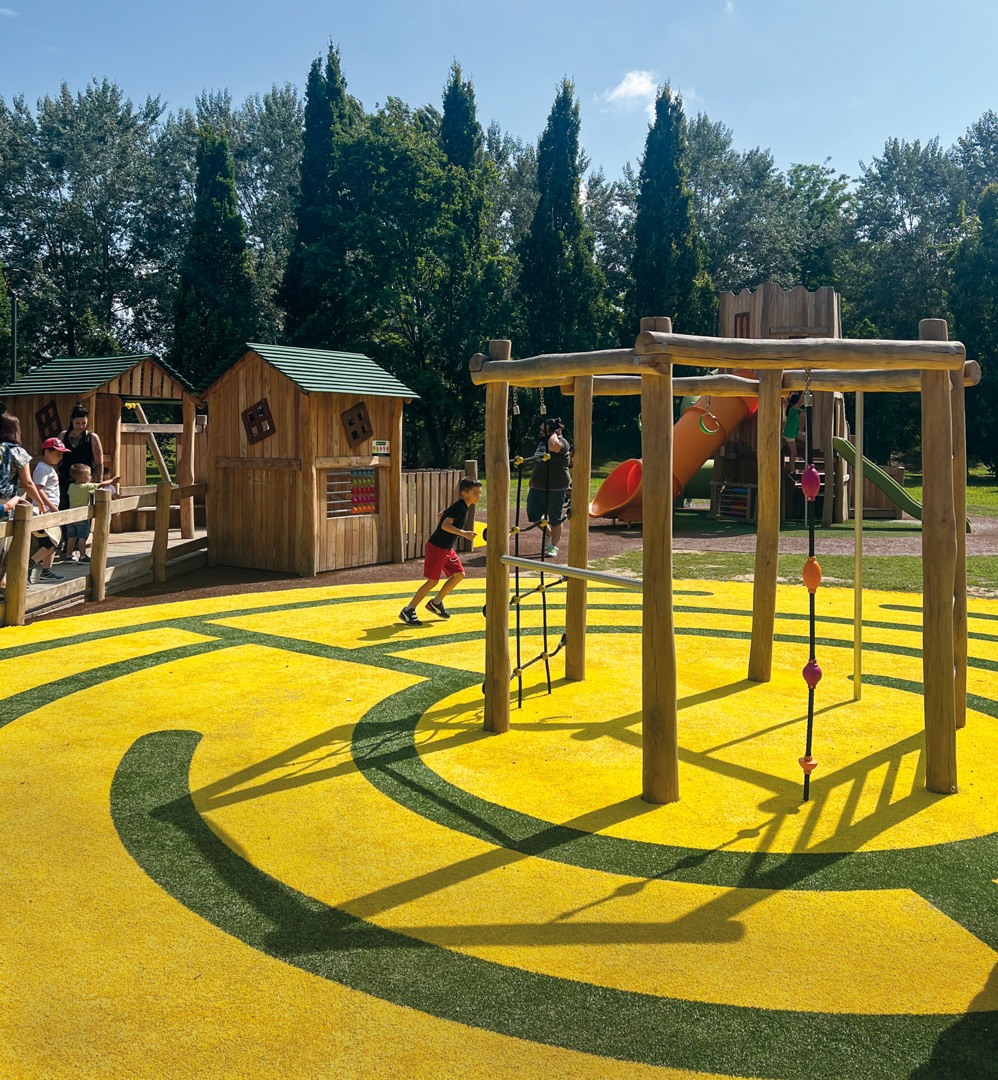 area giochi al Parco Fluviale di Lucca
