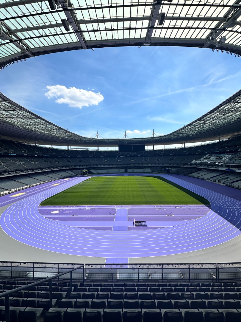 La pista Mondo allo Stade de France