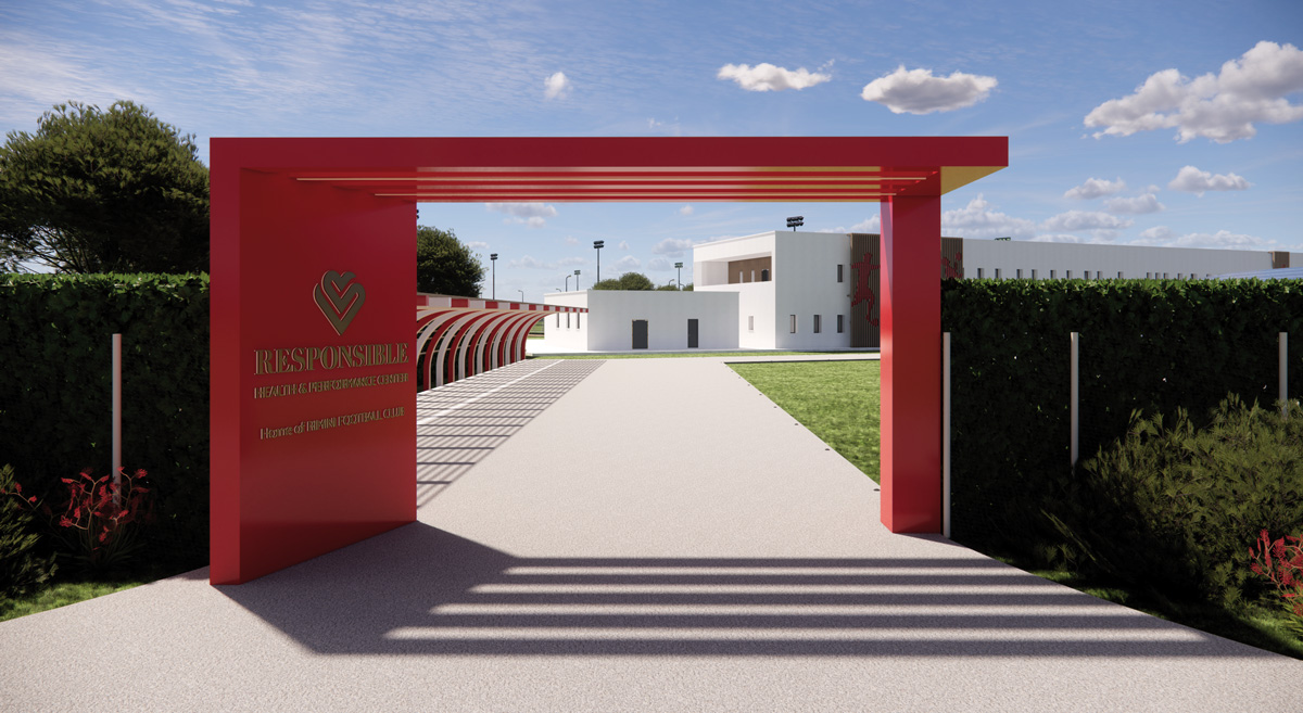 Ingresso dell'Health & Performance Center di Rimini