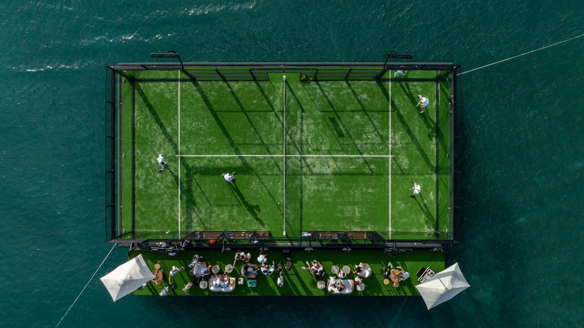 Campo da padel galleggiante a Miami