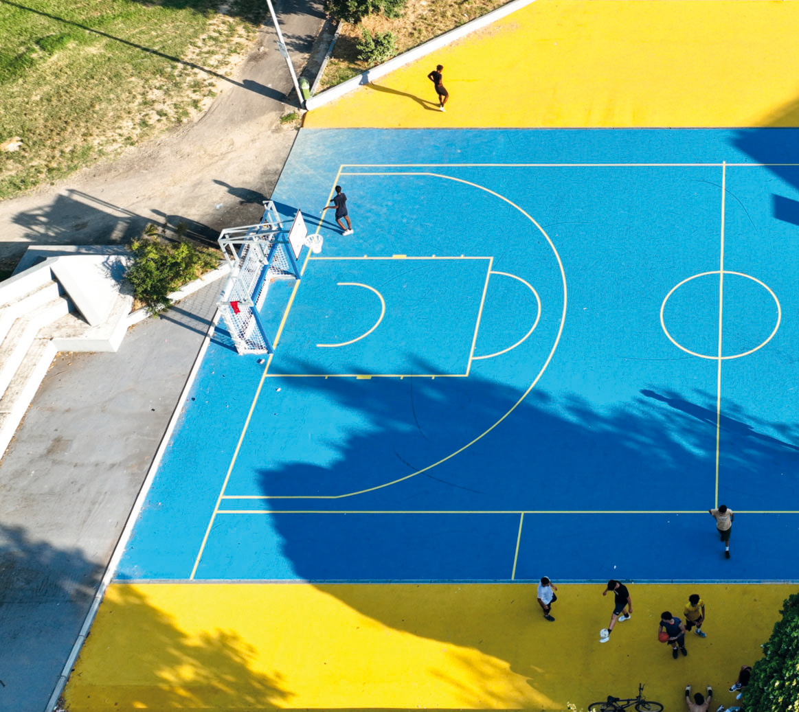 Basketball court with Casali Sport flooring in Modena