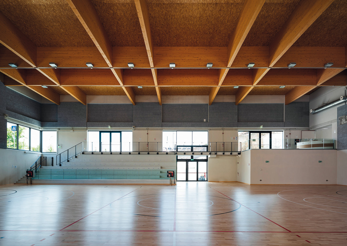 The gym hall in Fiera Catena, Mantua