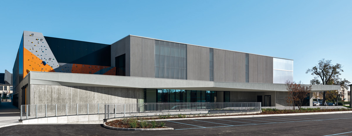 Exterior of Thiene gymnasium