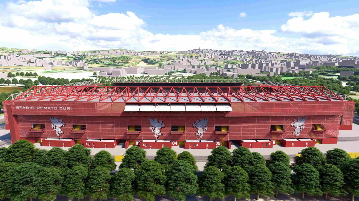 Render Stadio Renato Curi Perugia