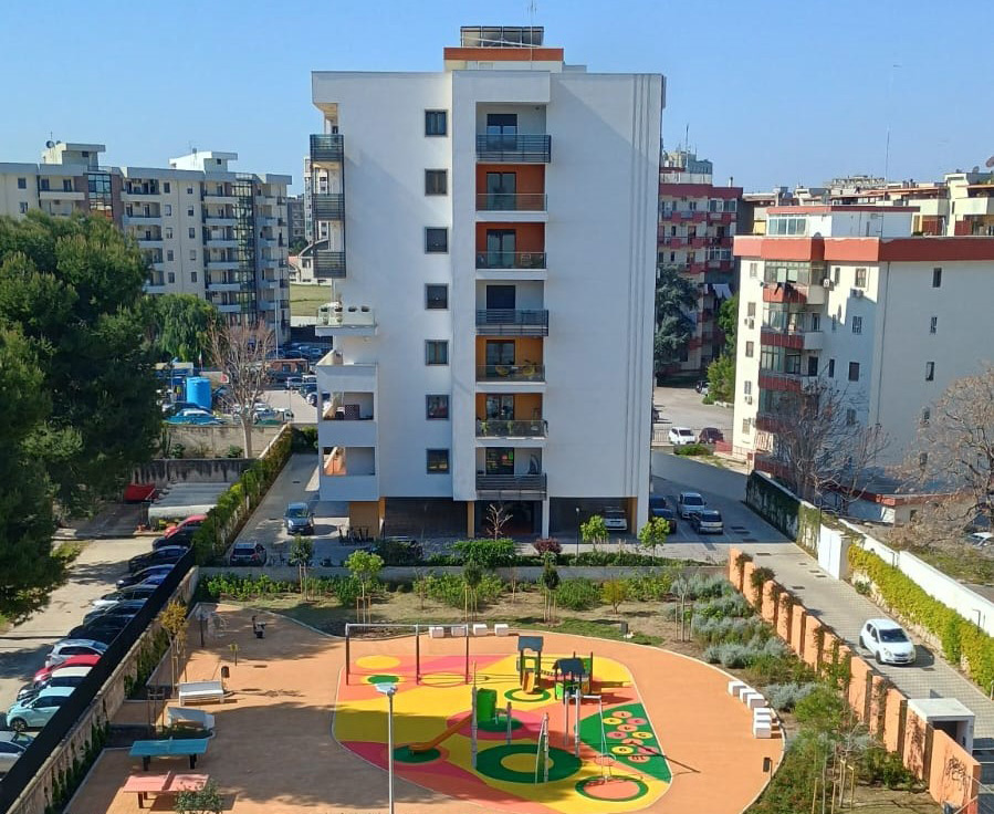 Nuova area verde di via Oberdan a Bari