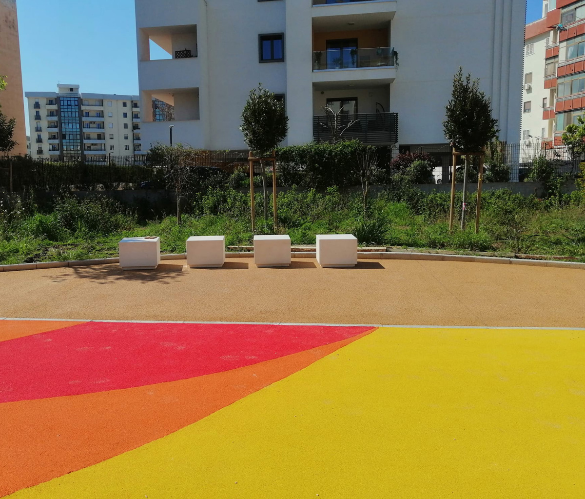 Nuova area verde di via Oberdan a Bari