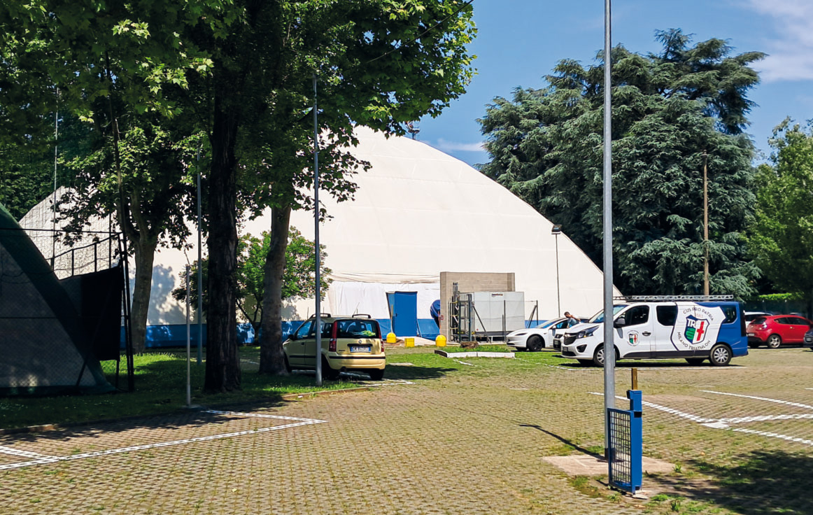 Strutture geodetiche al Bicocca Stadium