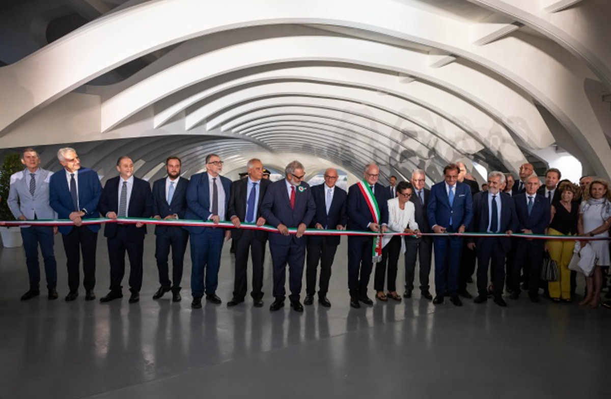 Taglio del nastro alla Vela di Calatrava a Tor Vergata