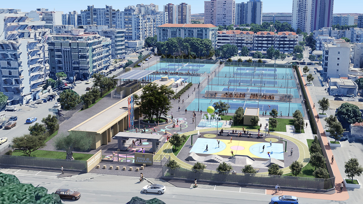 render Centro tennis Taranto