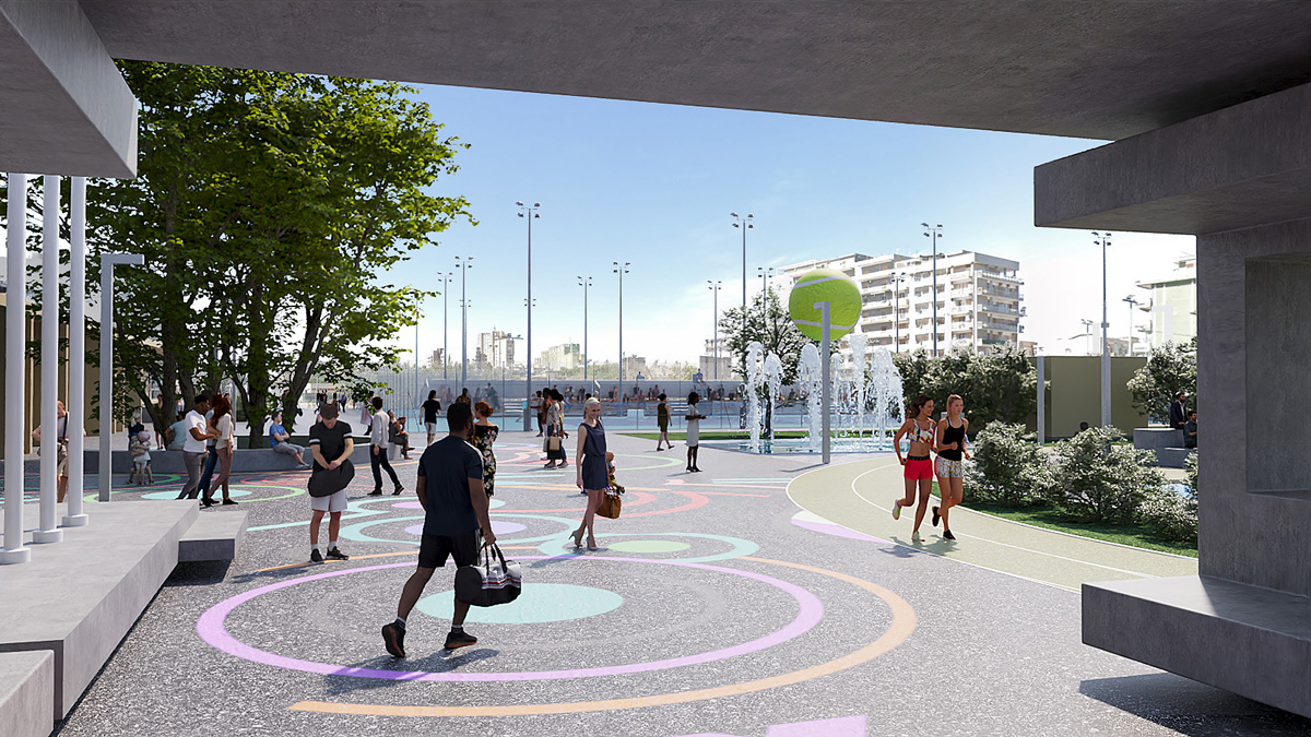 centro tennis Taranto - Giochi del Mediterraneo 2026