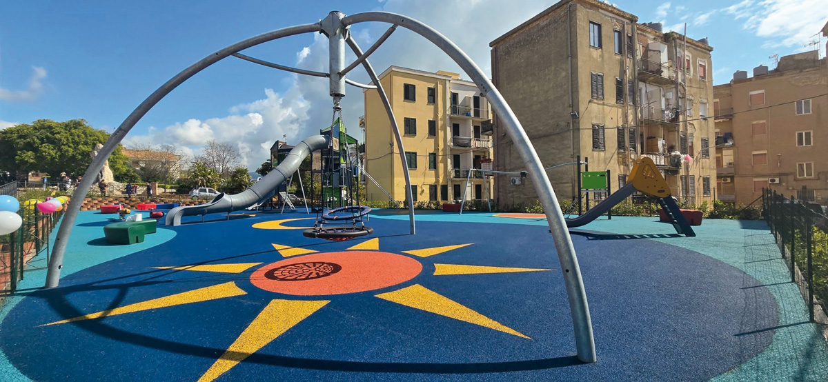 parco giochi a Cianciana (Ag)