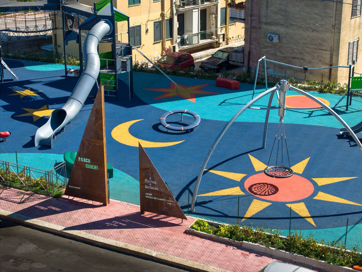 parco giochi a Cianciana (Ag)