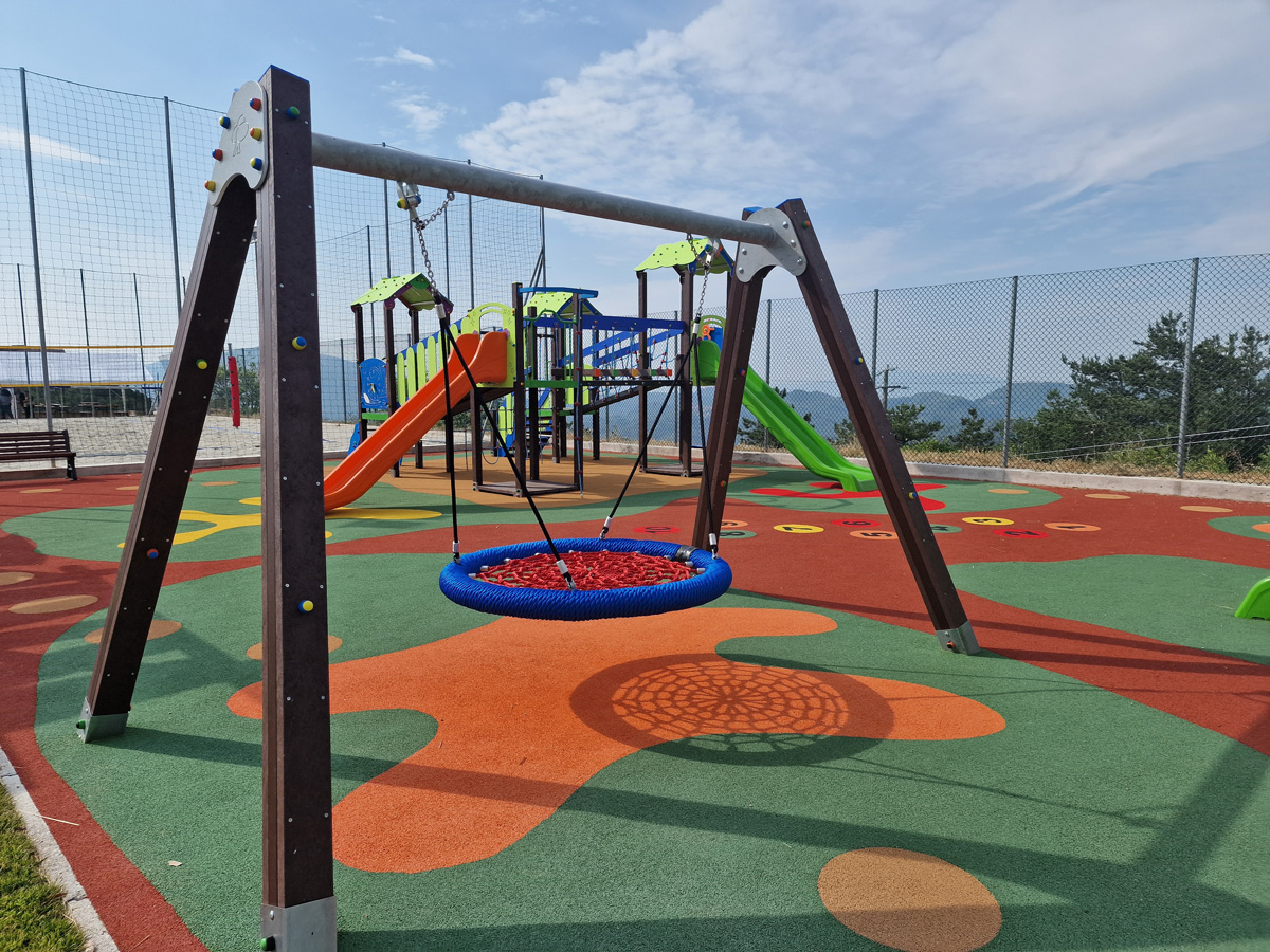 Area giochi al Sport & Fun di Rocca Canterano (Rm)