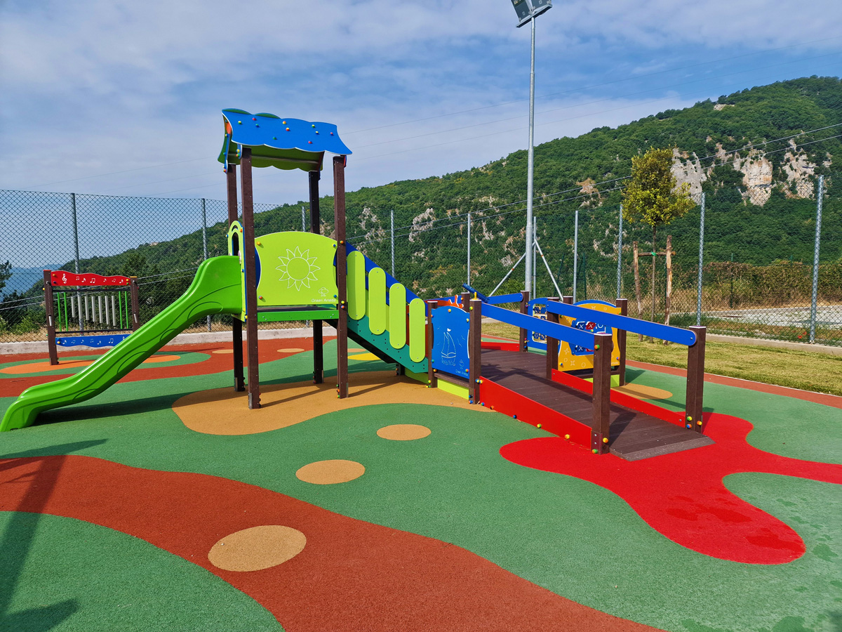 Area giochi al Sport & Fun di Rocca Canterano (Rm)