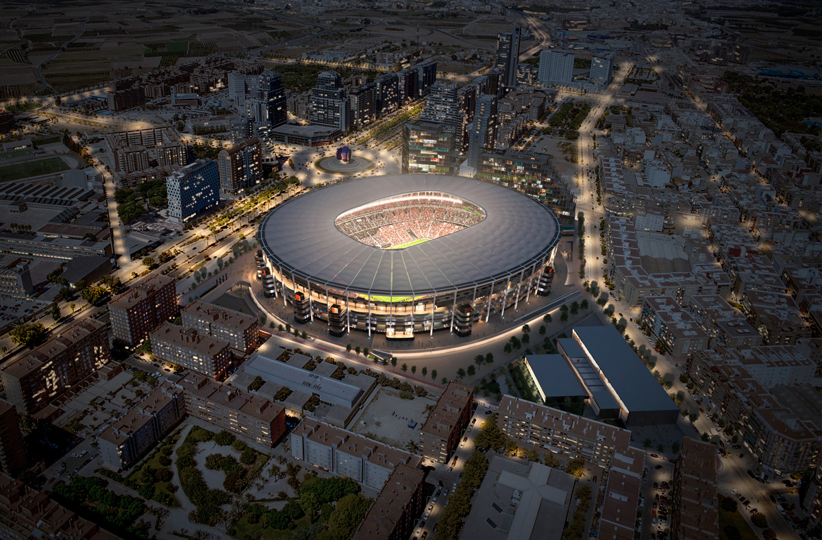 Nou Mestalla - Valencia - by Lázaro de la Peña