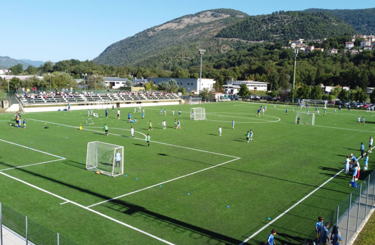 campo sportivo di Gerano (Rm)