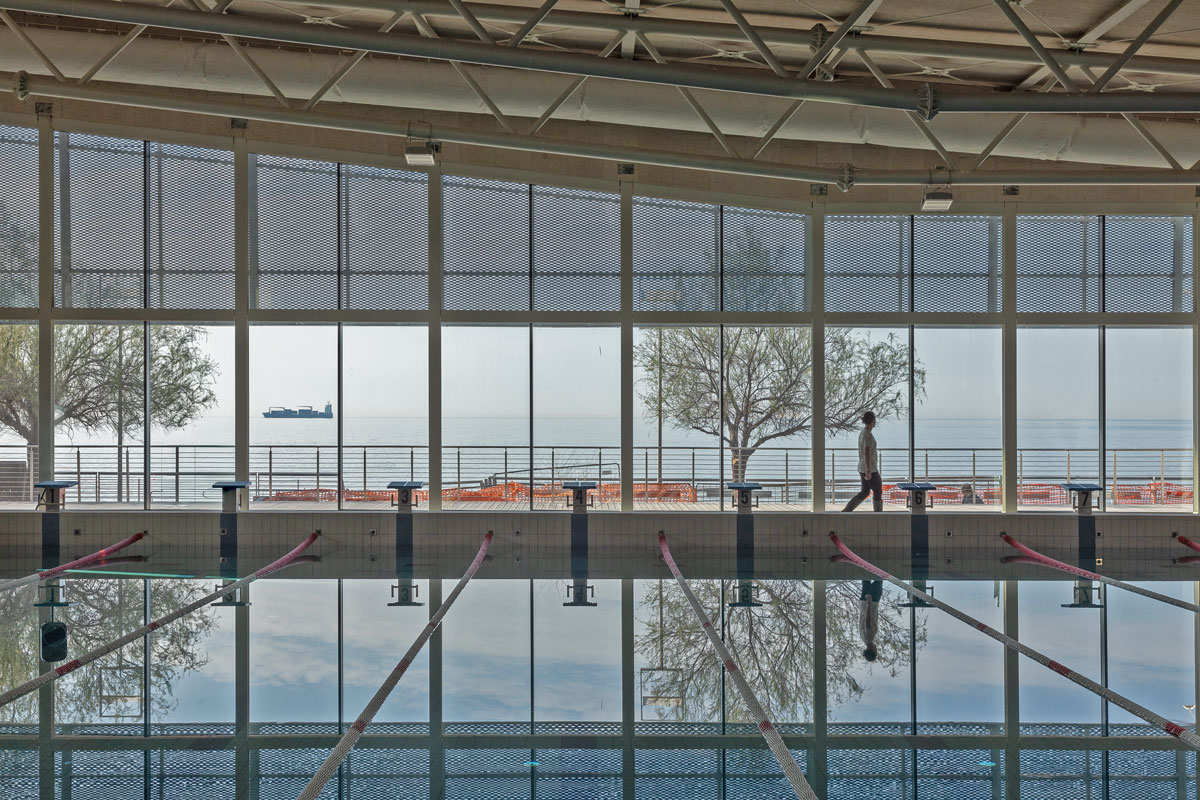 Nuova piscina di Voltri a Genova
