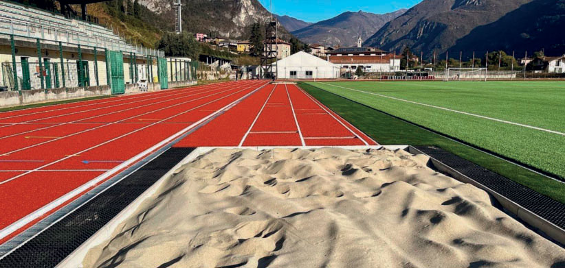 Athletics track in Avio (Tn)